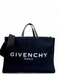 Givenchy Black Canvas Medium G Tote Bag