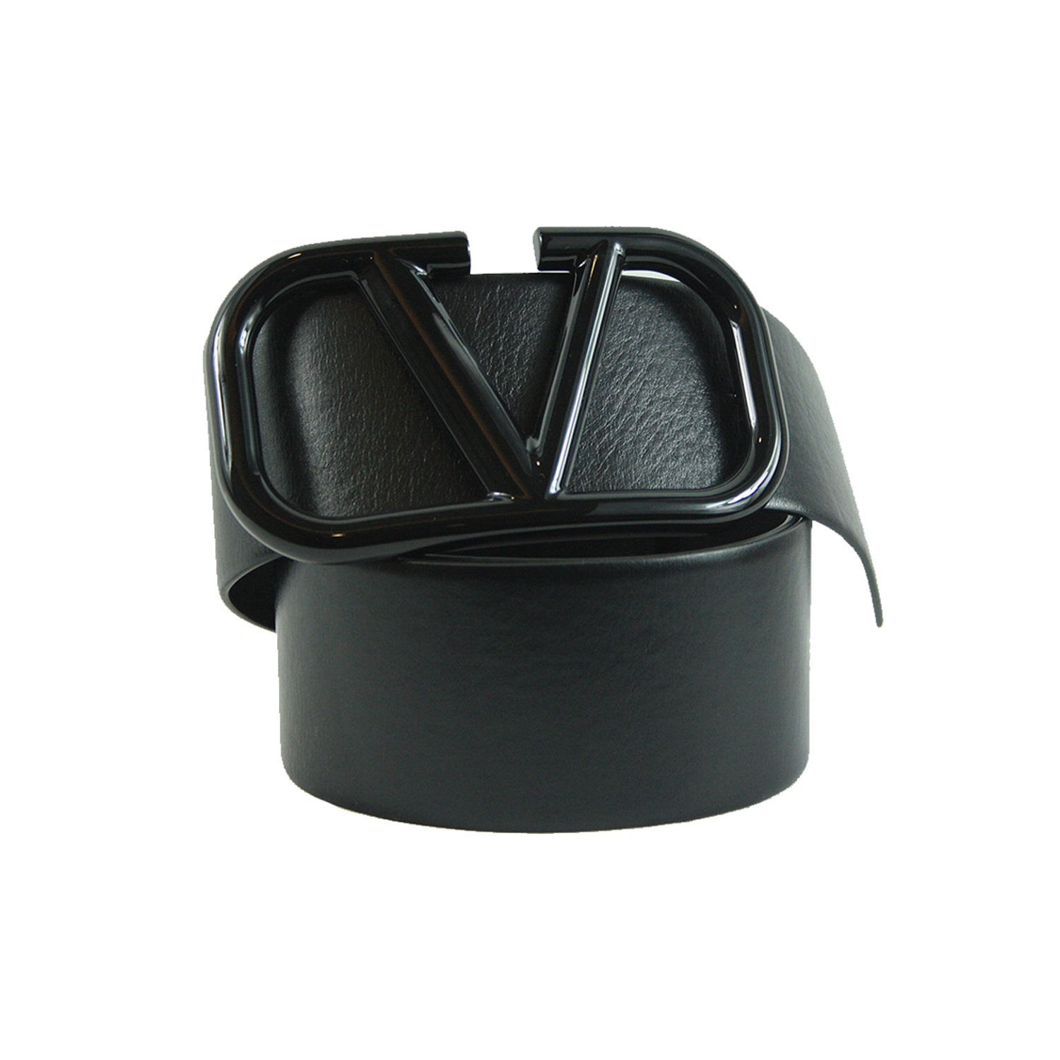 Garavani Leather Black Belt