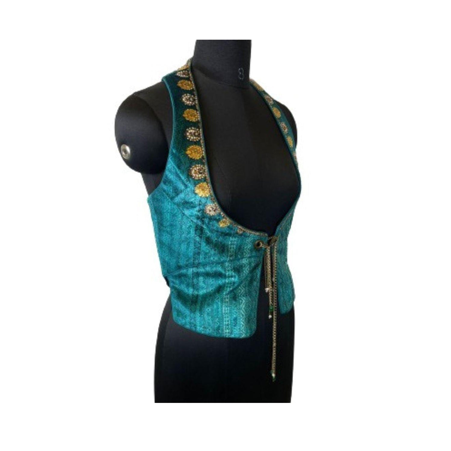 Tarun Tahiliani Blue Chain Jacket