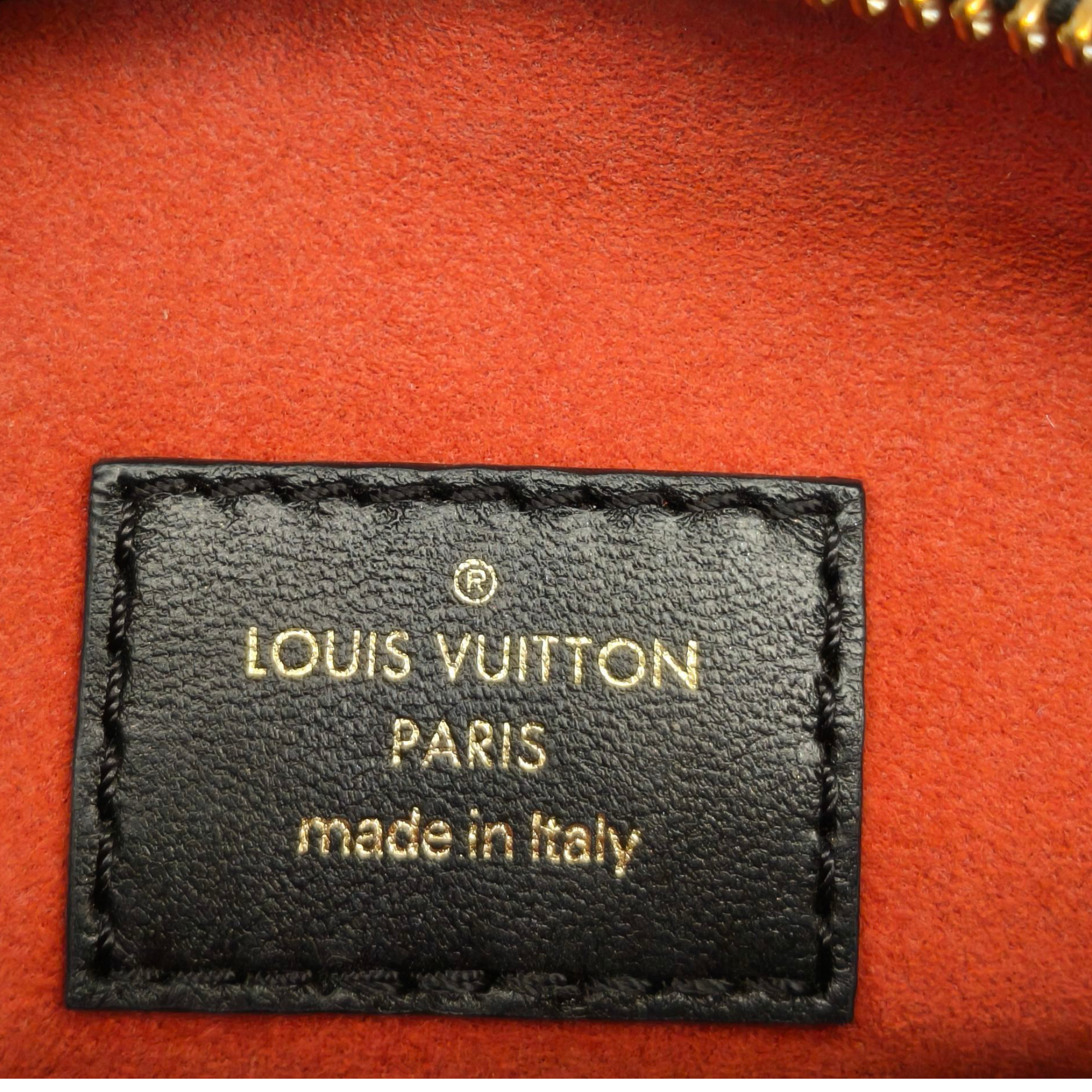Louis Vuitton Black Monogram Embossed Coussin PM Bag