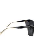 Dior Navy Blue Oblique DiorClub M1U Shield Sunglasses