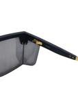 Dior Navy Blue Oblique DiorClub M1U Shield Sunglasses