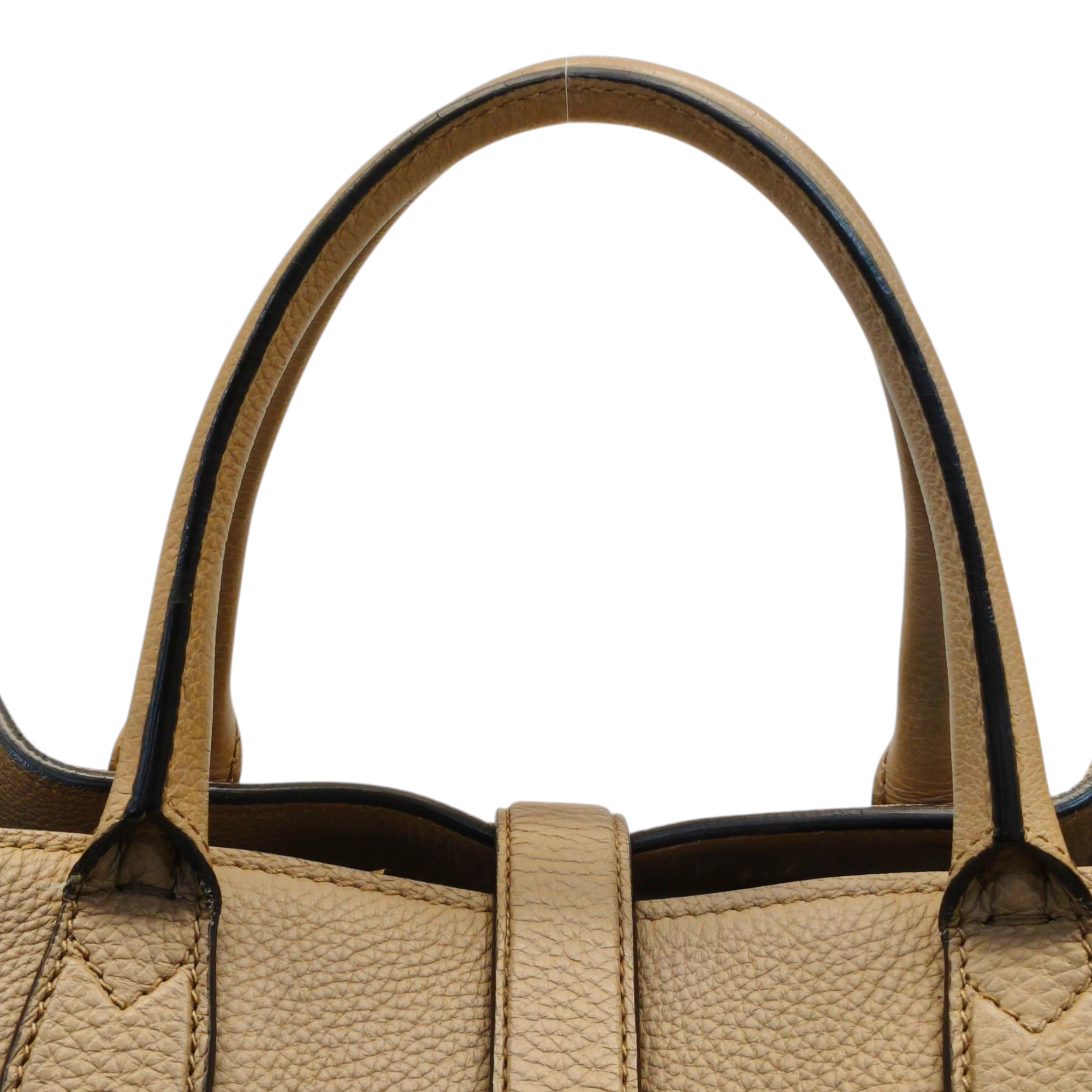 Gucci Tortilla Brown Pebbled Leather Large Jackie Tote Bag