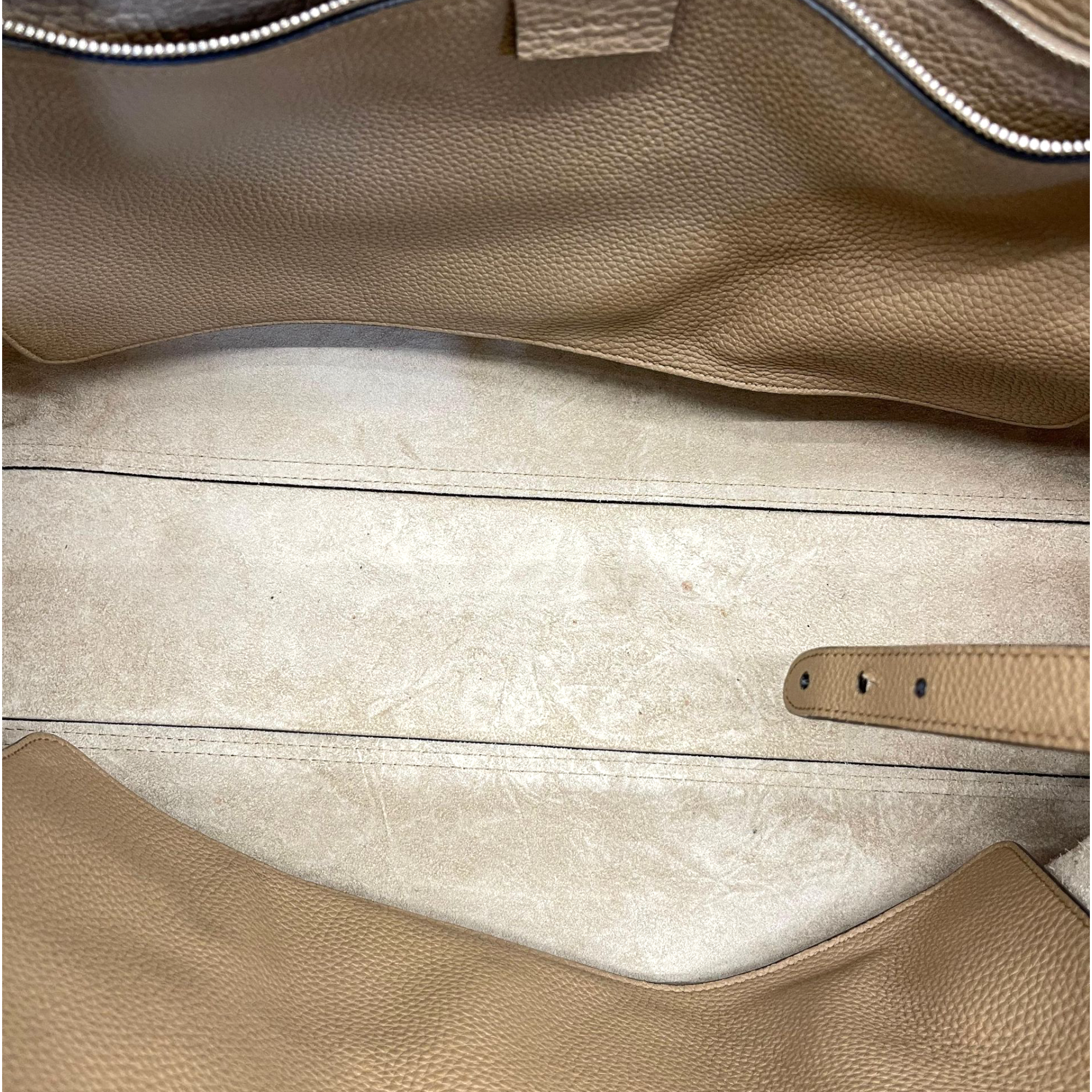 Gucci Tortilla Brown Pebbled Leather Large Jackie Tote Bag