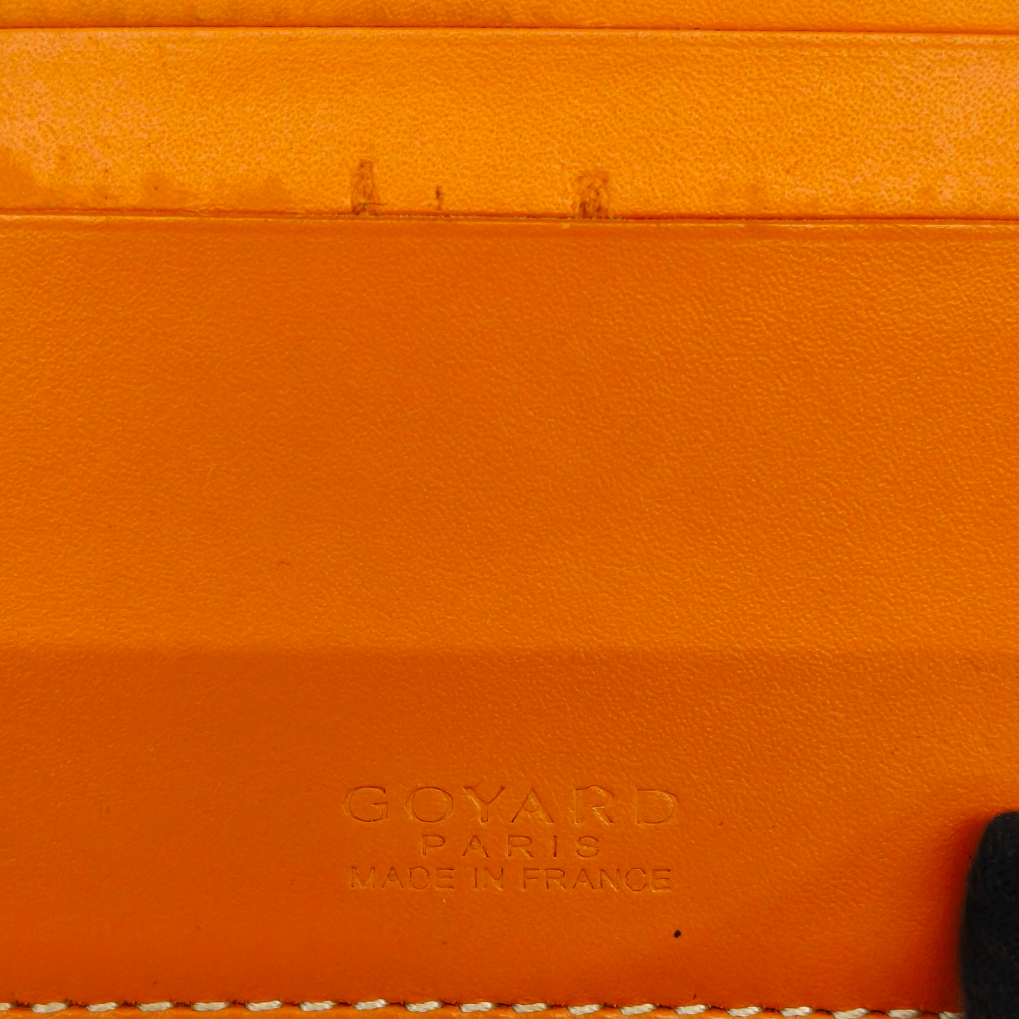 Goyard Victoire Wallet Orange