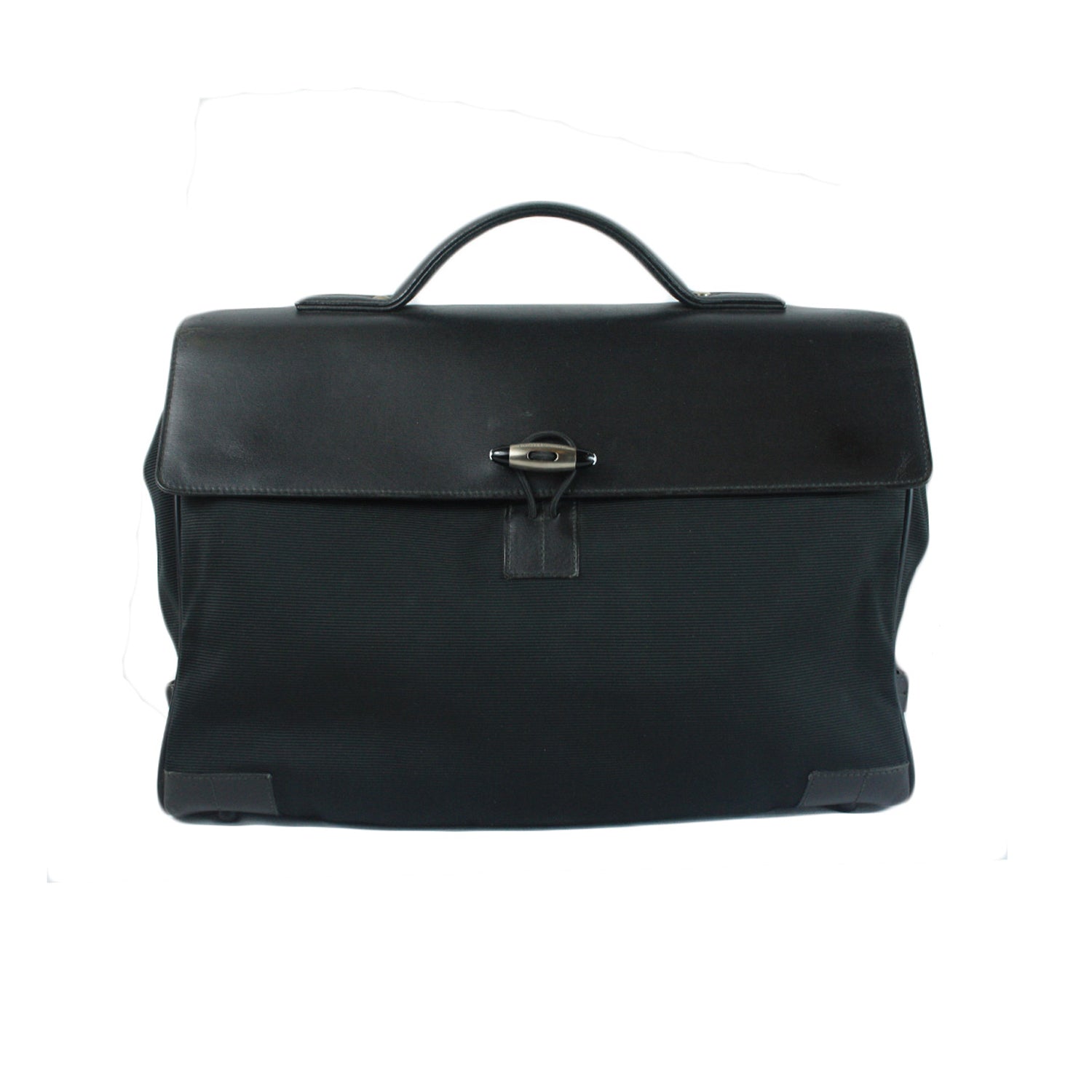 Leather &amp; Nylon Laptop Bag