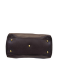 Salvatore Ferragamo Beky Burgundy Large Tote Bag