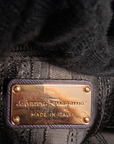 Salvatore Ferragamo Beky Burgundy Large Tote Bag