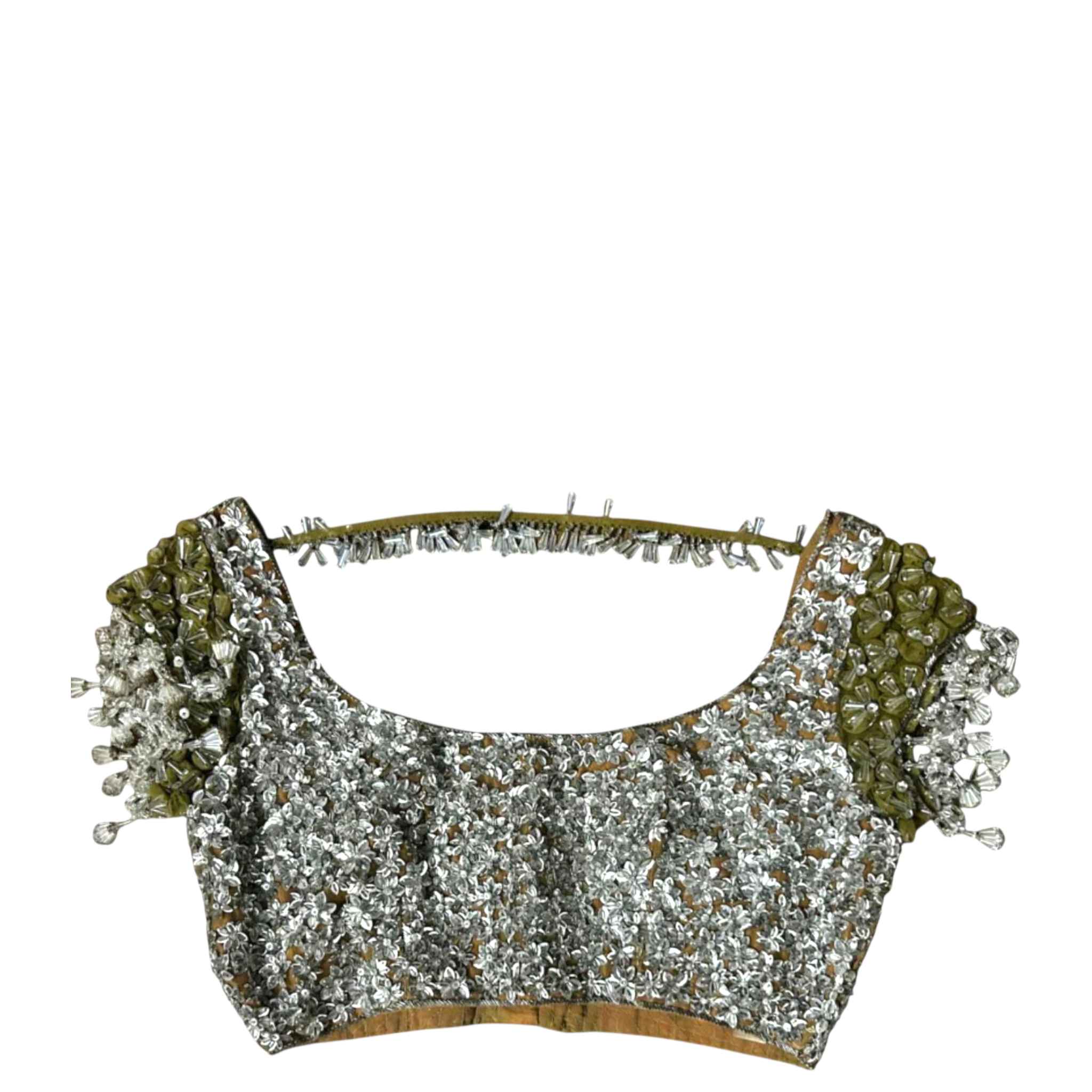 MANISH MALHOTRA BROWN EMBELLISHED LEHENGA SET