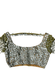 MANISH MALHOTRA BROWN EMBELLISHED LEHENGA SET