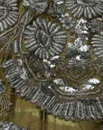 MANISH MALHOTRA BROWN EMBELLISHED LEHENGA SET