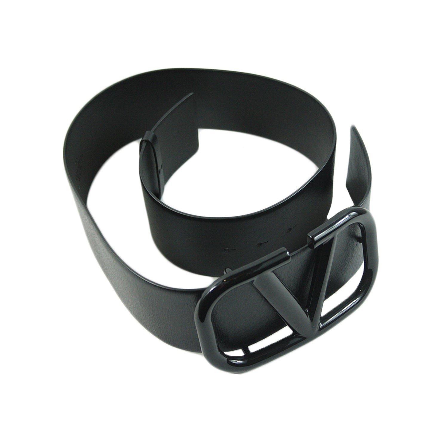 Garavani Leather Black Belt