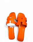 Hermes Oran Leather Sandals EU 39