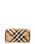 Burberry Beige Nova Check PVC Chester Boston Bag