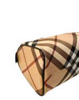 Burberry Beige Nova Check PVC Chester Boston Bag