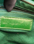 Burberry Green Novacheck Ombre Hobo Bag
