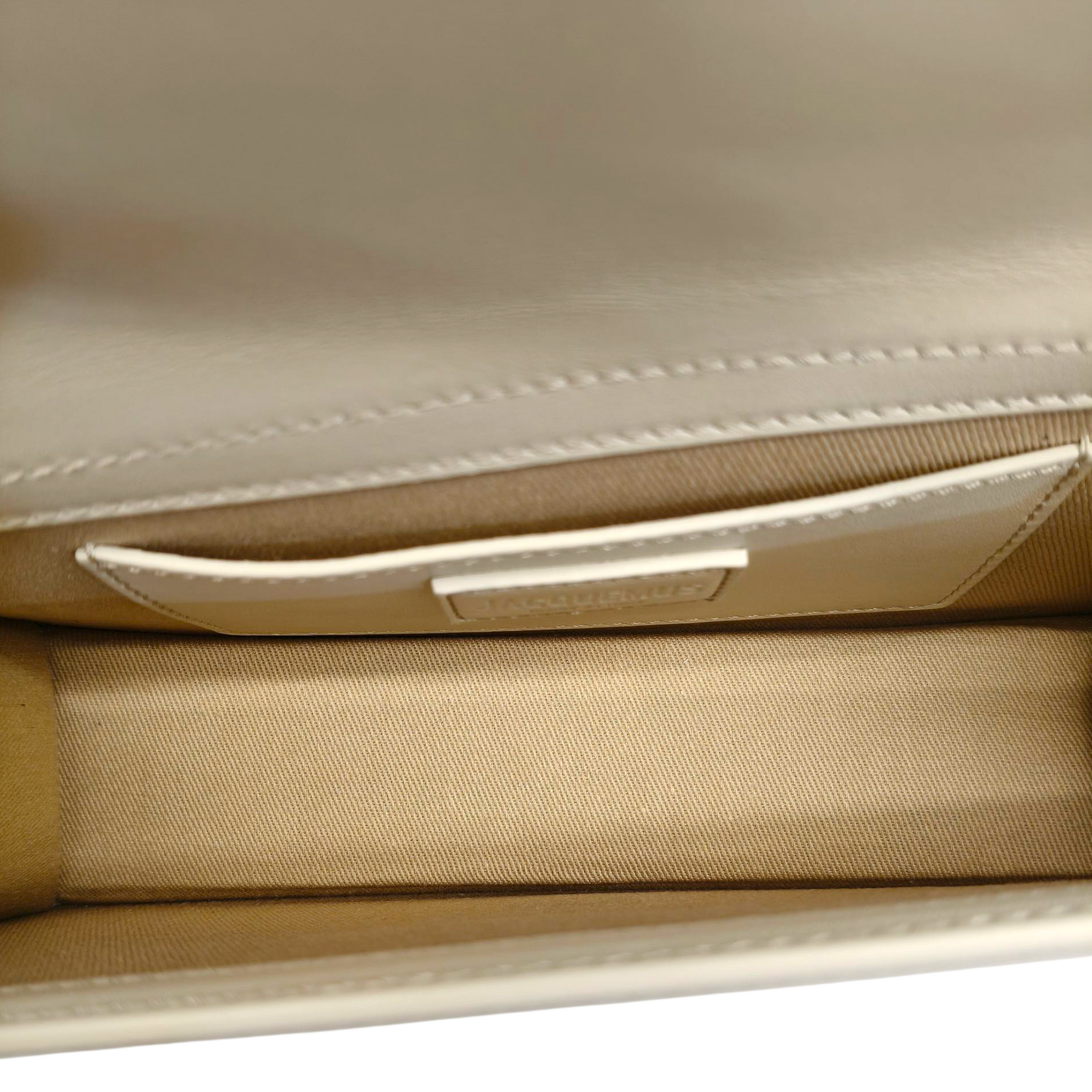 Jacquemus Ivory The Large Bambino Bag