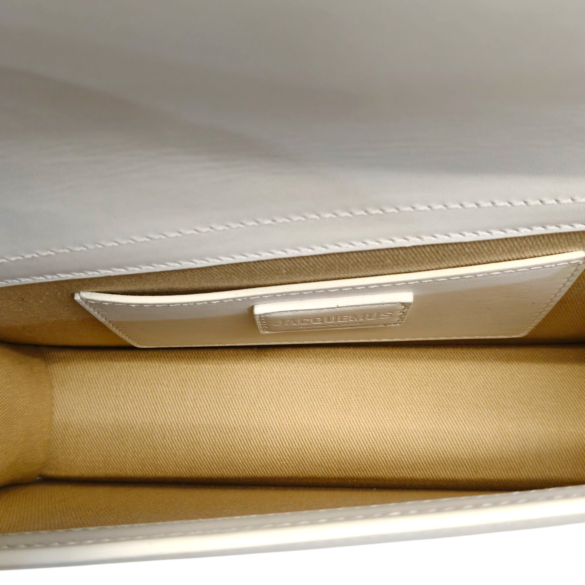 Jacquemus White The Large Bambino Bag