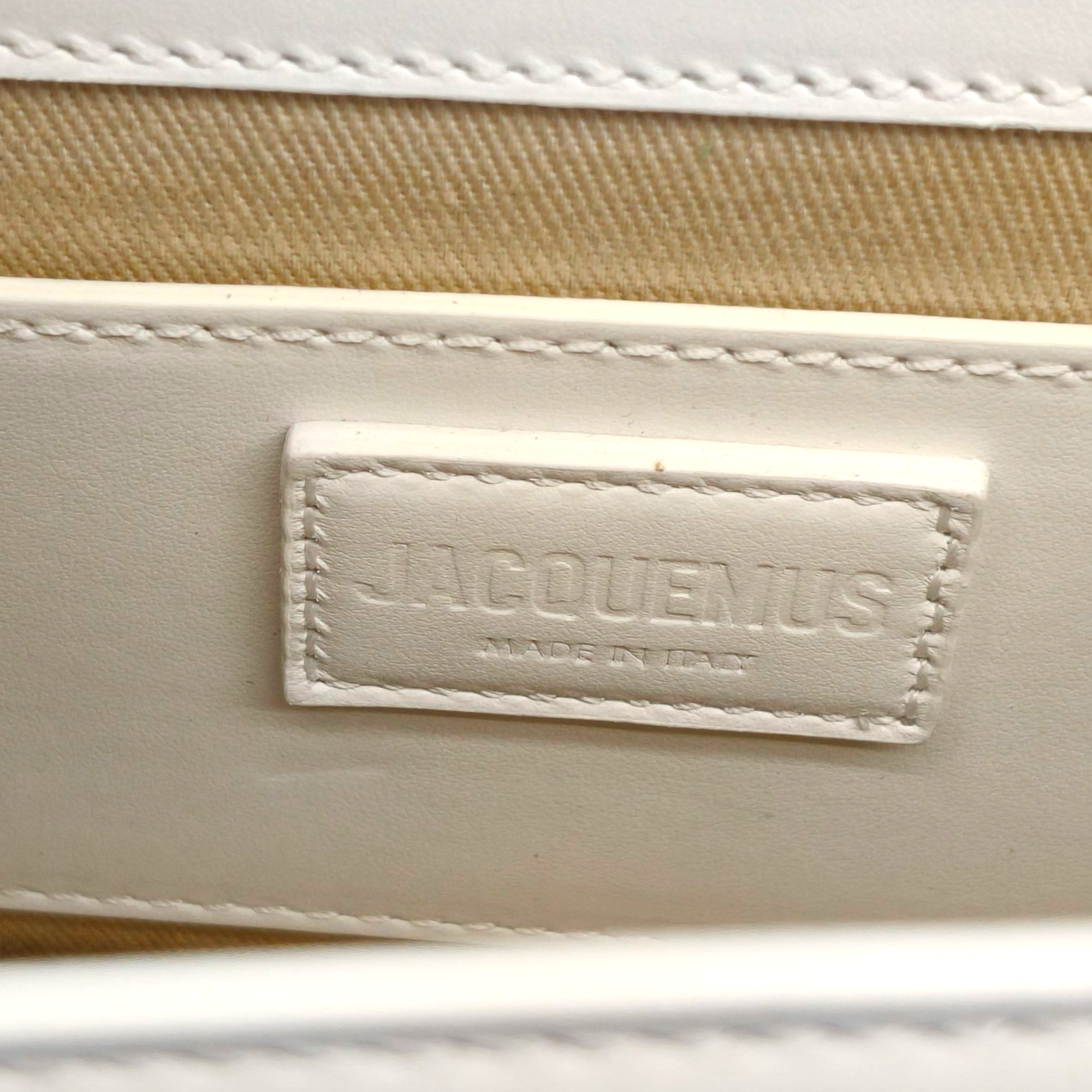 Jacquemus White The Large Bambino Bag