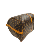 Louis Vuitton Monogram Keepall 55 Brown Bag