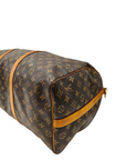 Louis Vuitton Monogram Keepall 55 Brown Bag