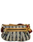 Louis Vuitton Monogram Denim Porte Epaule Raye Cabas MM
