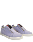 Christian Louboutin Light Purple Suede Fique A Vontade Sneakers EU 35.5