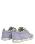 Christian Louboutin Light Purple Suede Fique A Vontade Sneakers EU 35.5