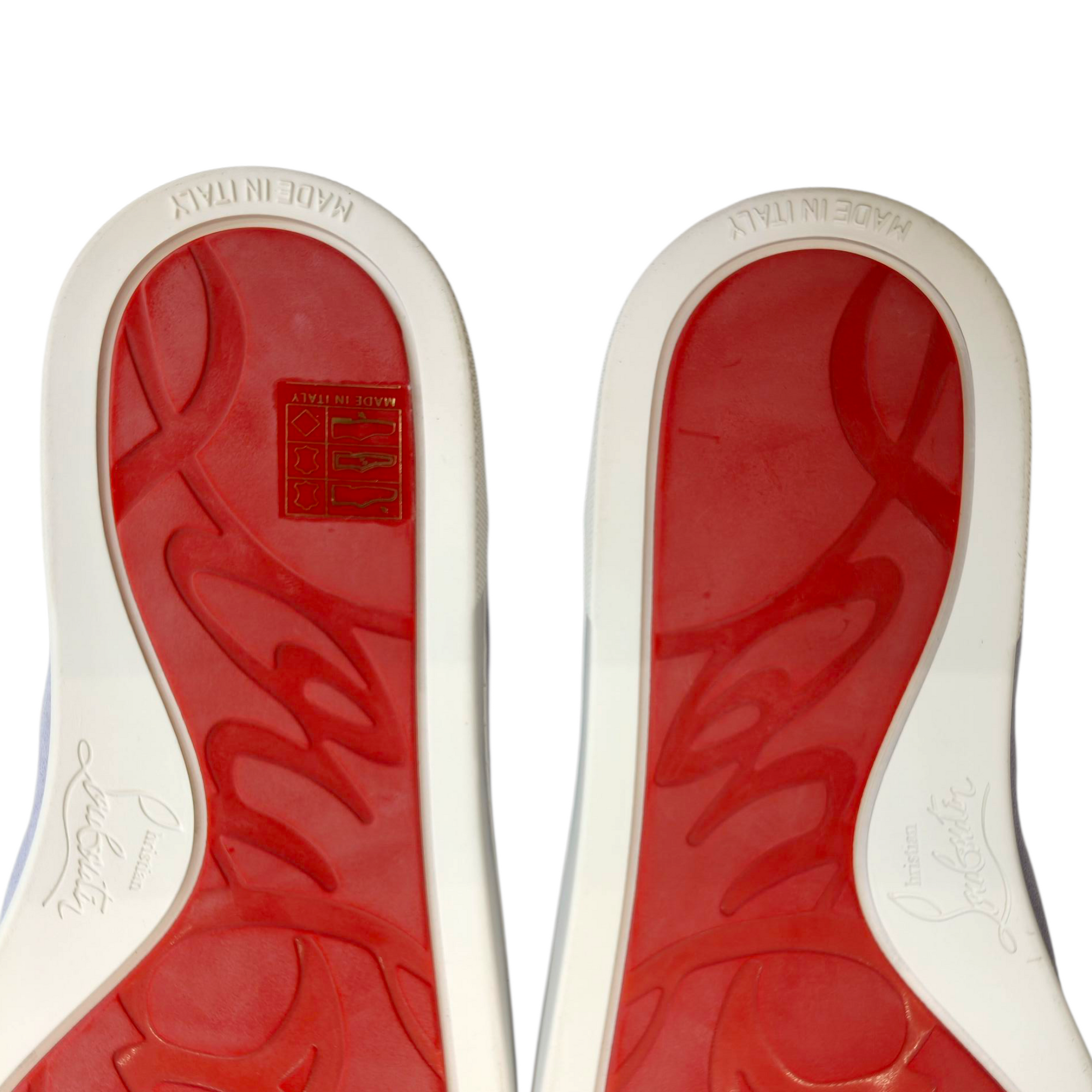 Christian Louboutin Light Purple Suede Fique A Vontade Sneakers EU 35.5