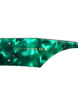 Gucci GG0956S Black Green Oversized Sunglasses