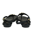 Sandals with gold logo-6M