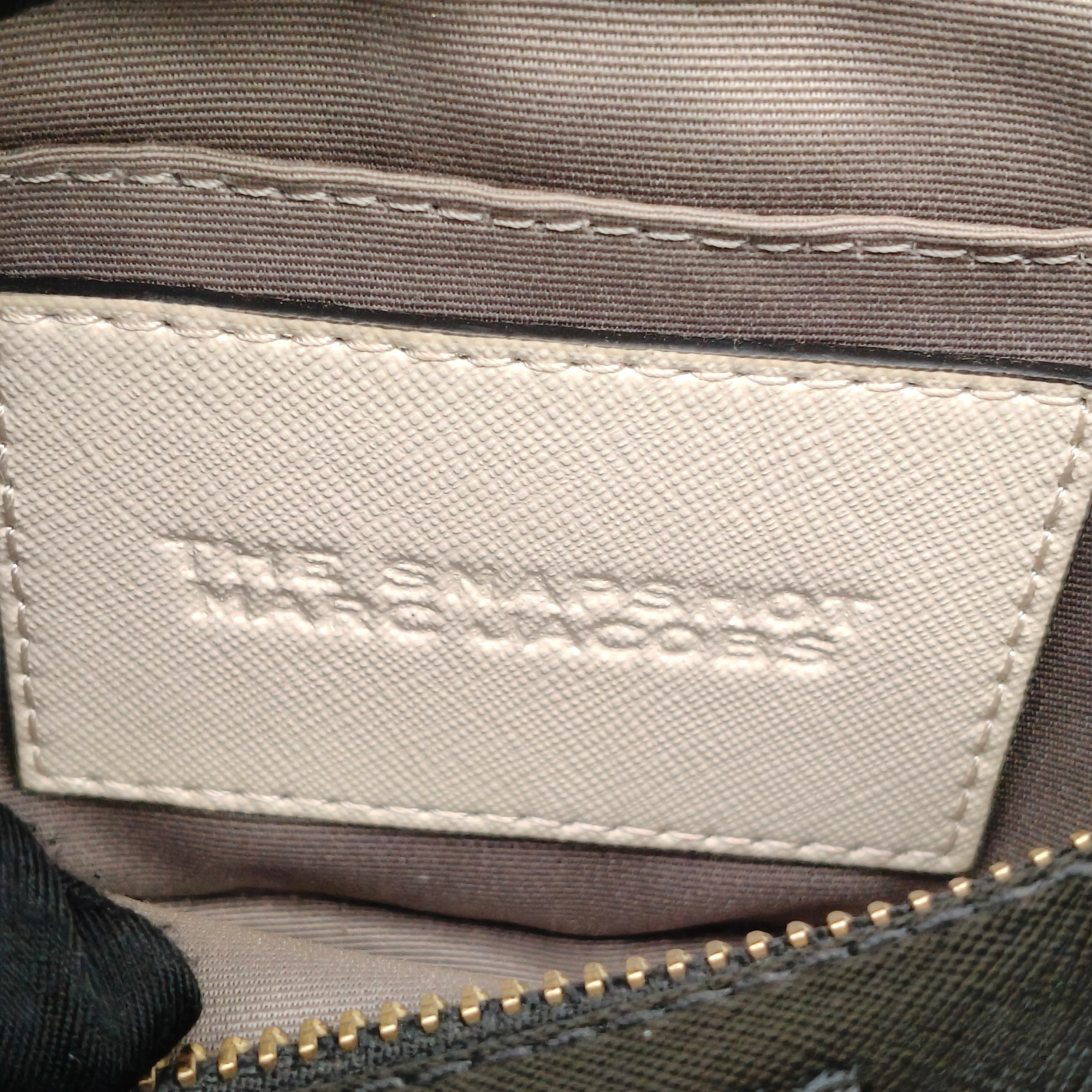 Marc Jacobs Snapshot Camera Beige Leather Crossbody Bag