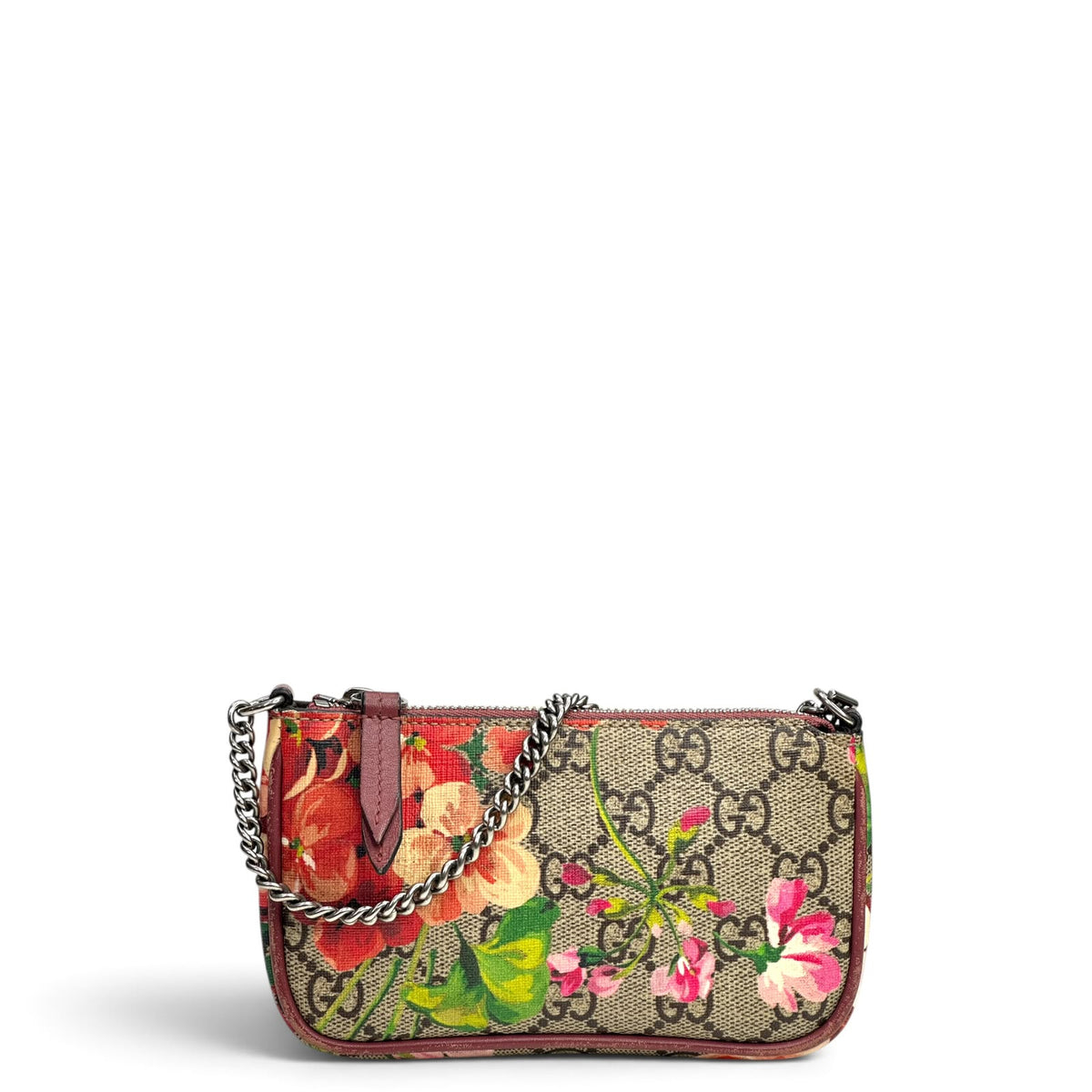 Gucci GG Supreme Blooms Mini Pochette