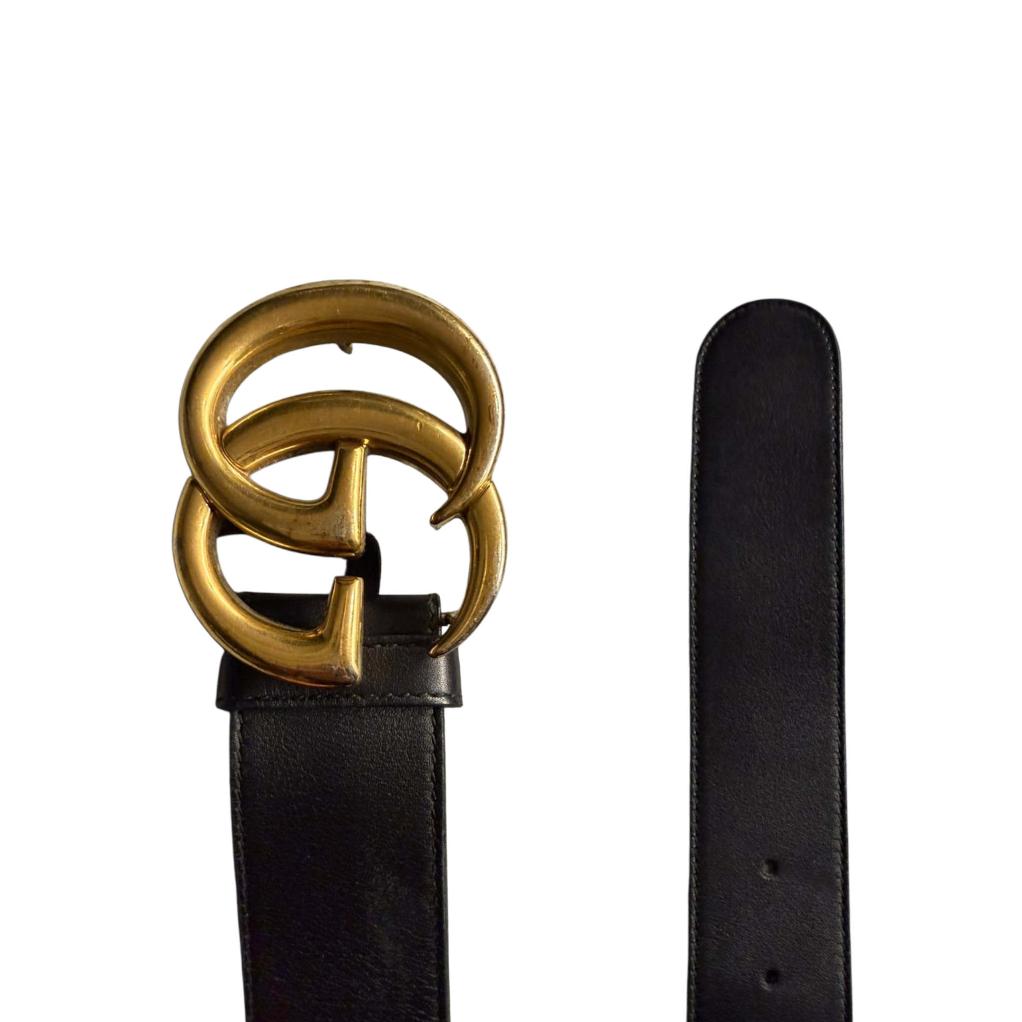 Gucci GG Marmont Black Leather Belt 90cm