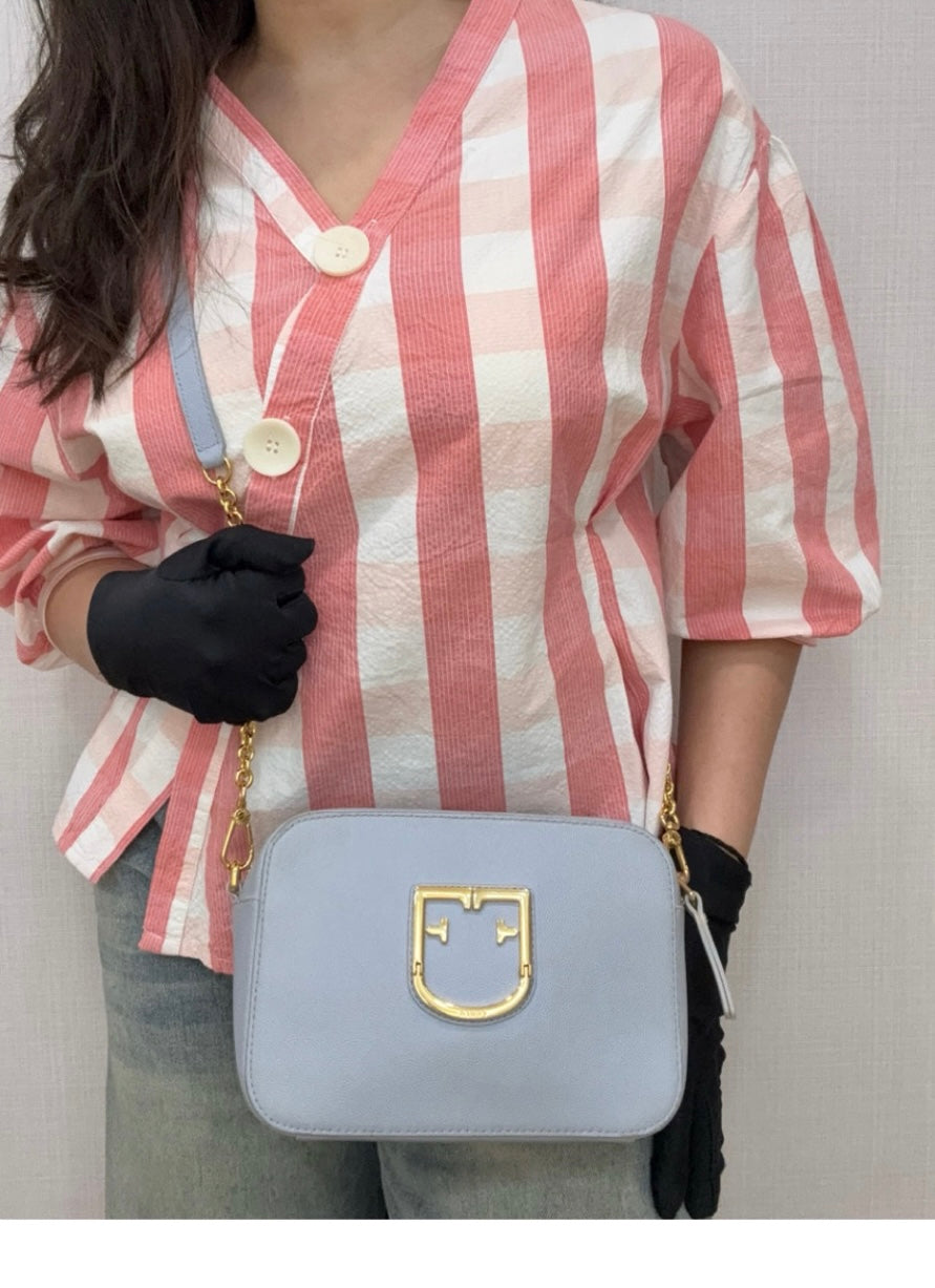 Furla Leather Mini Brava Crossbody Bag