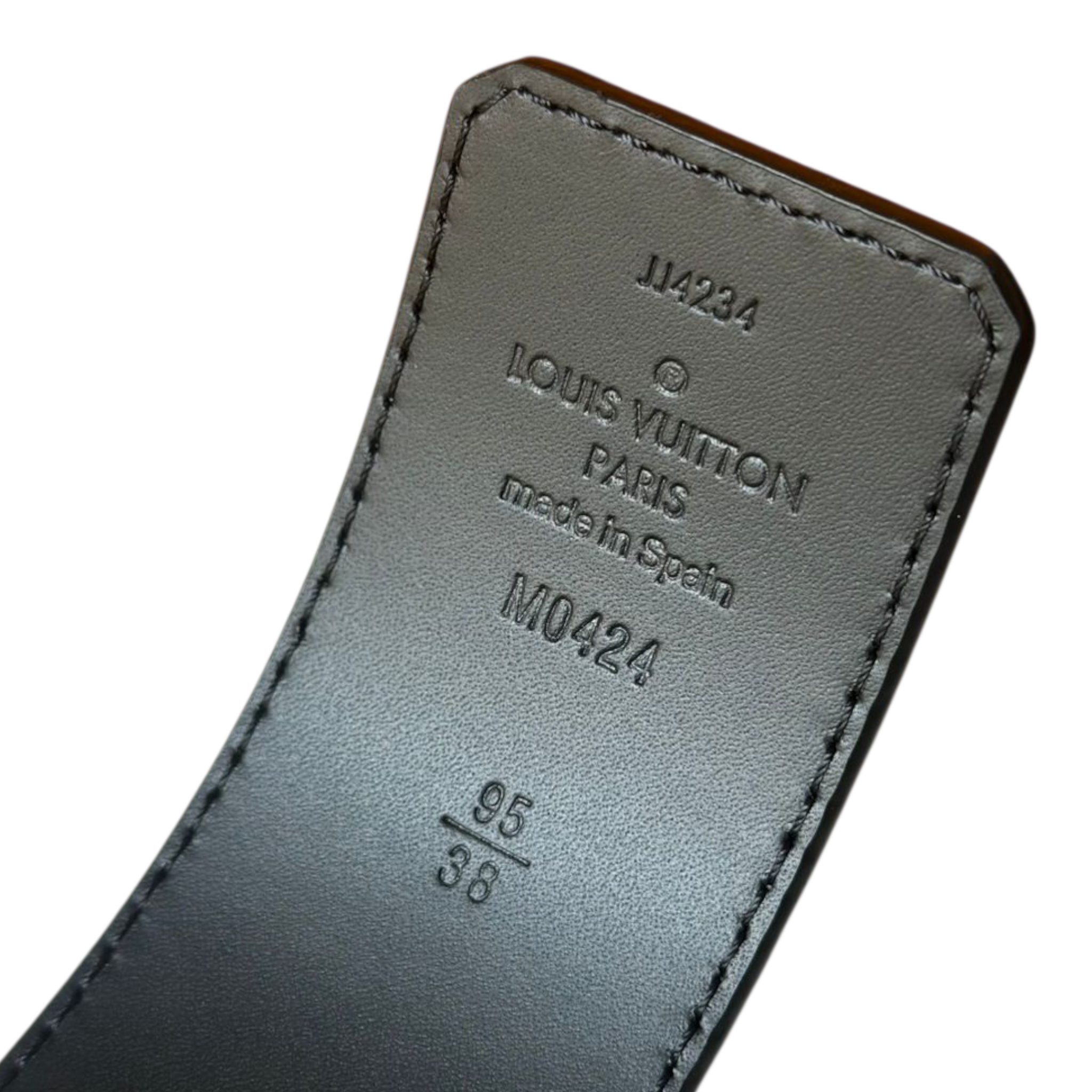 Louis Vuitton LV Initiales 40mm Reversible Belt Black Monogram Eclipse 95 cm