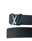 Louis Vuitton LV Initiales 40mm Reversible Belt Black Monogram Eclipse 95 cm