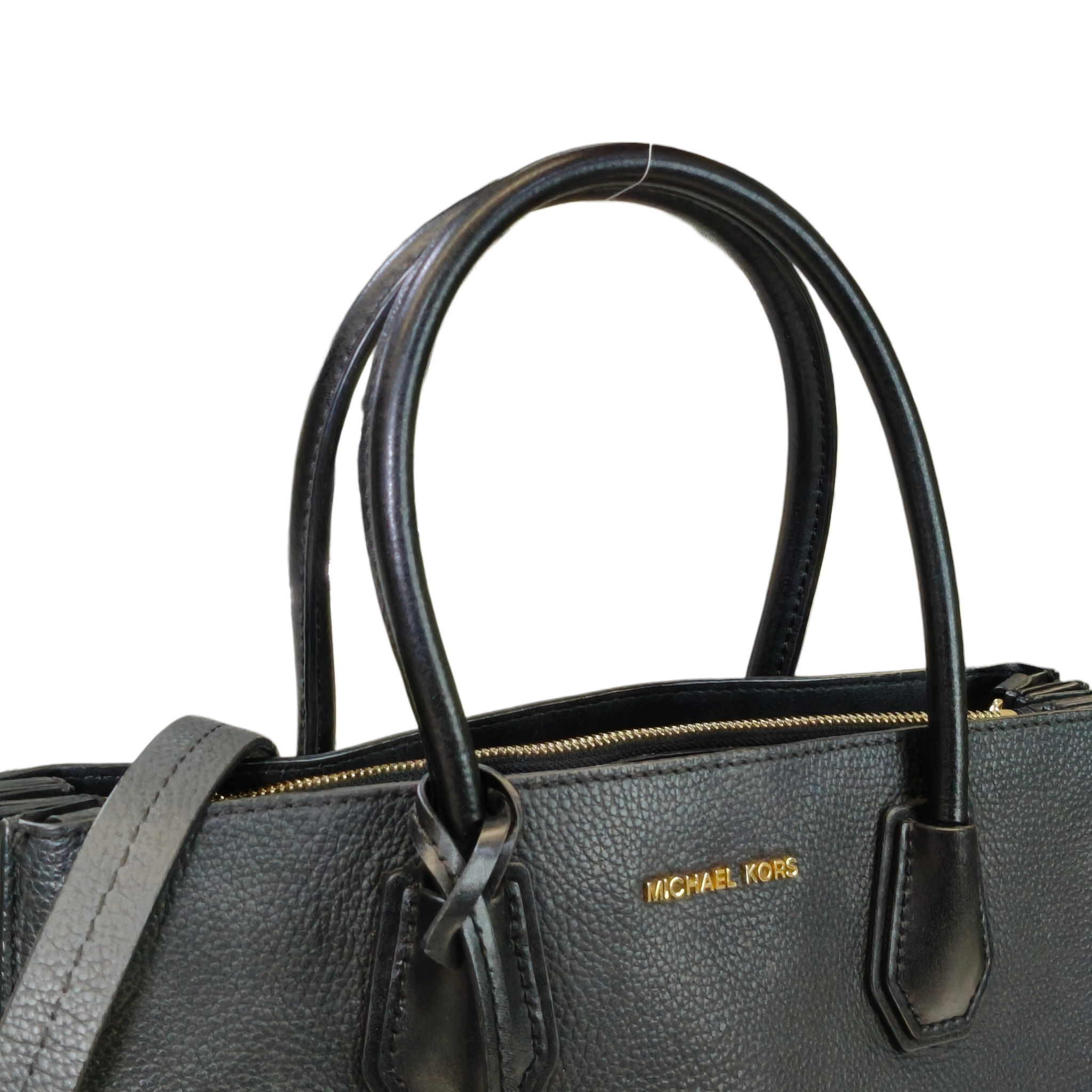 Michael Kors Mercer Tote Black Pebbled Leather