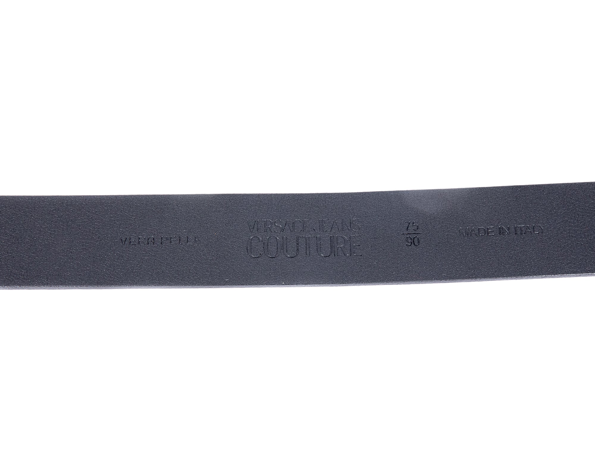 Logo-plaque Leather Belt