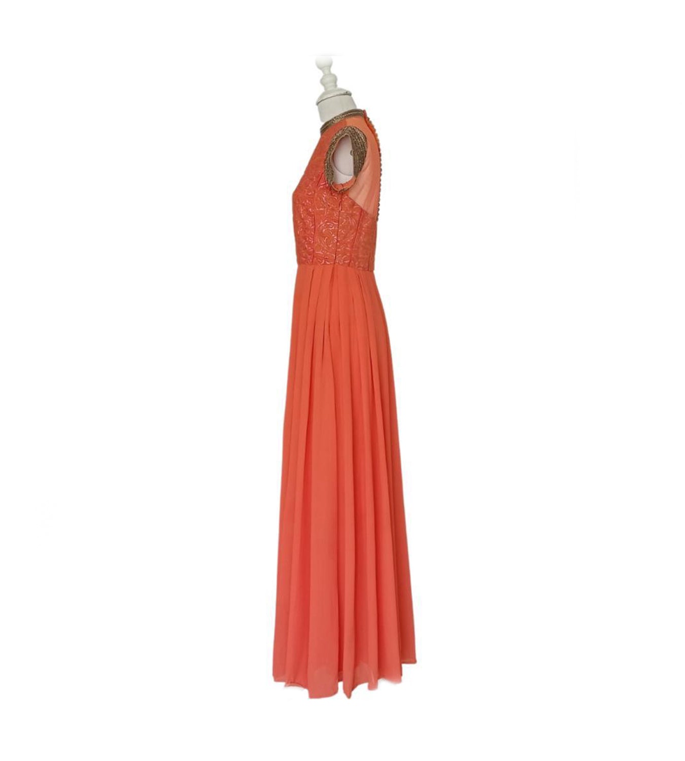 Manish Malhotra Orange/golden long dress