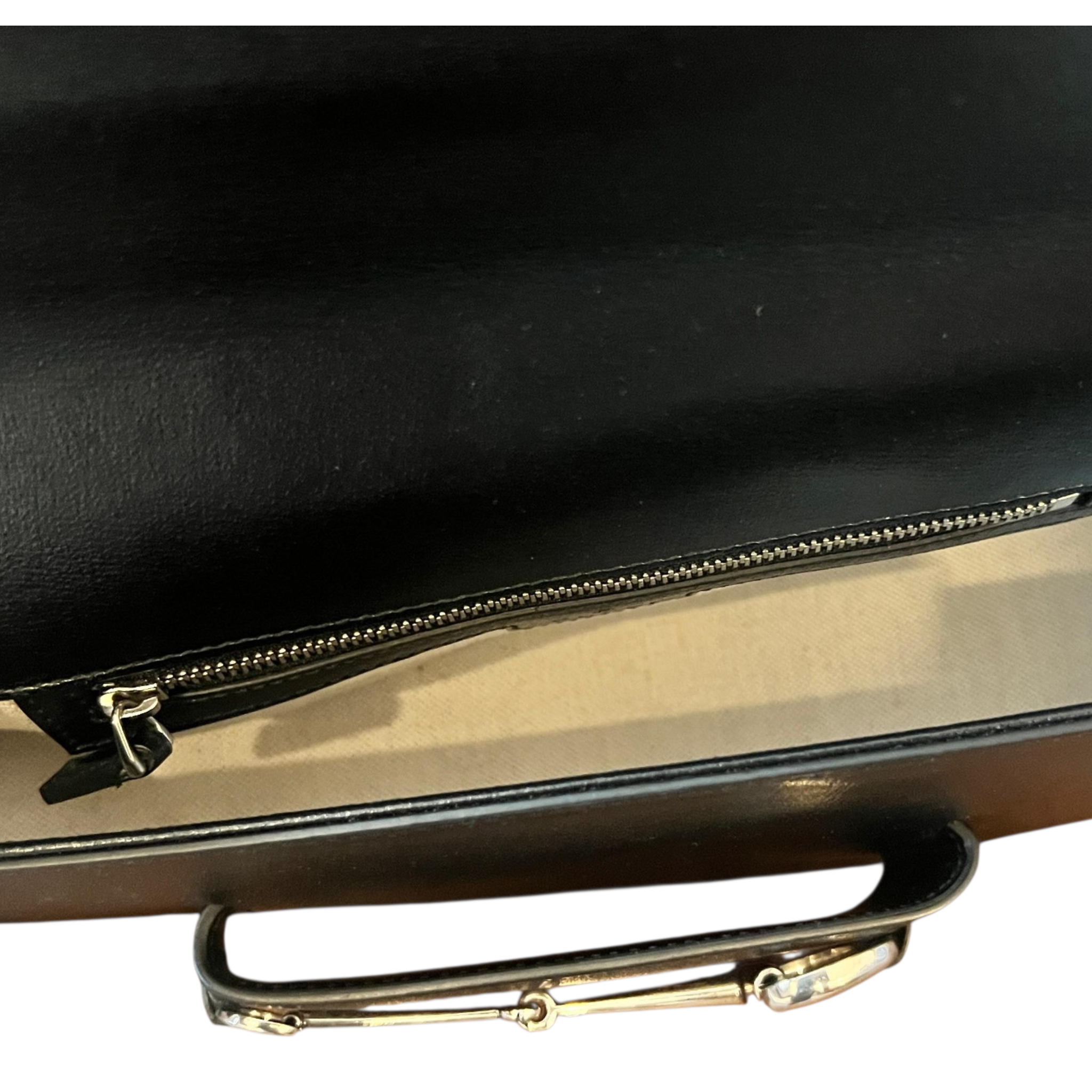 Gucci Horsebit 1955 Asymmetric Shoulder Bag Small Black Leather