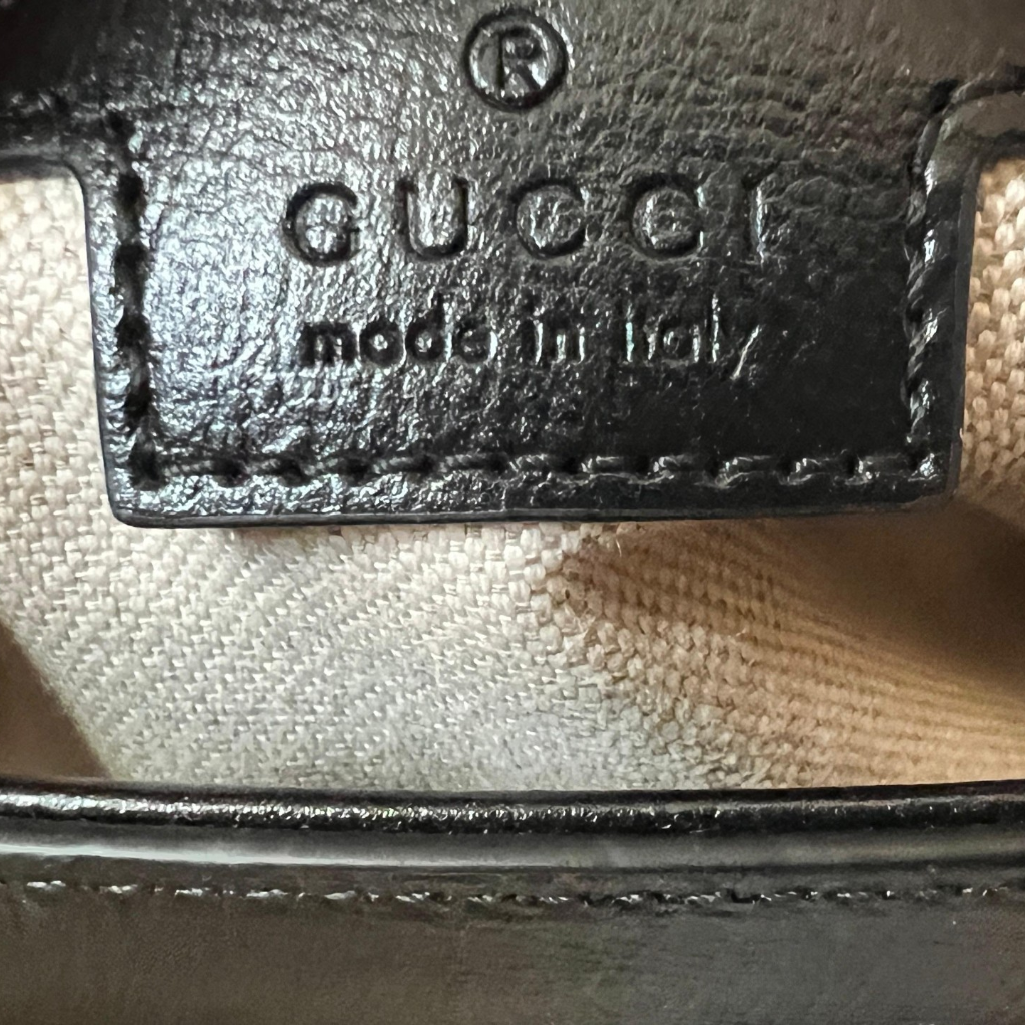 Gucci Horsebit 1955 Asymmetric Shoulder Bag Small Black Leather