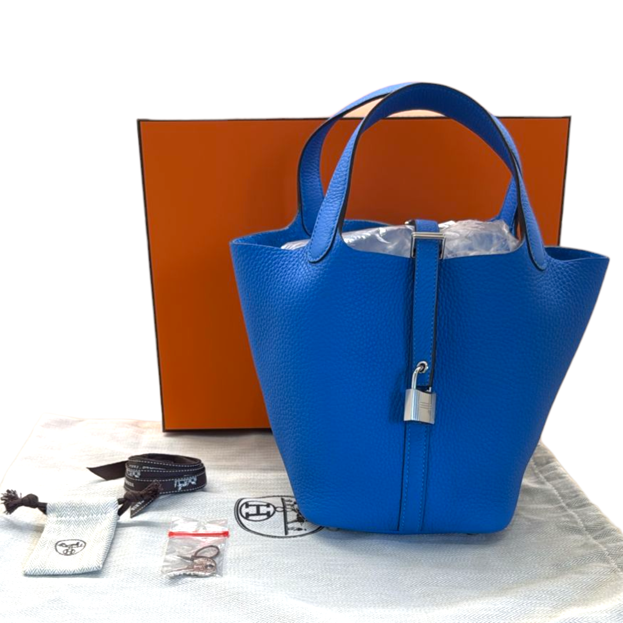Hermès Picotin Lock 18 Bleu Hydra PHW
