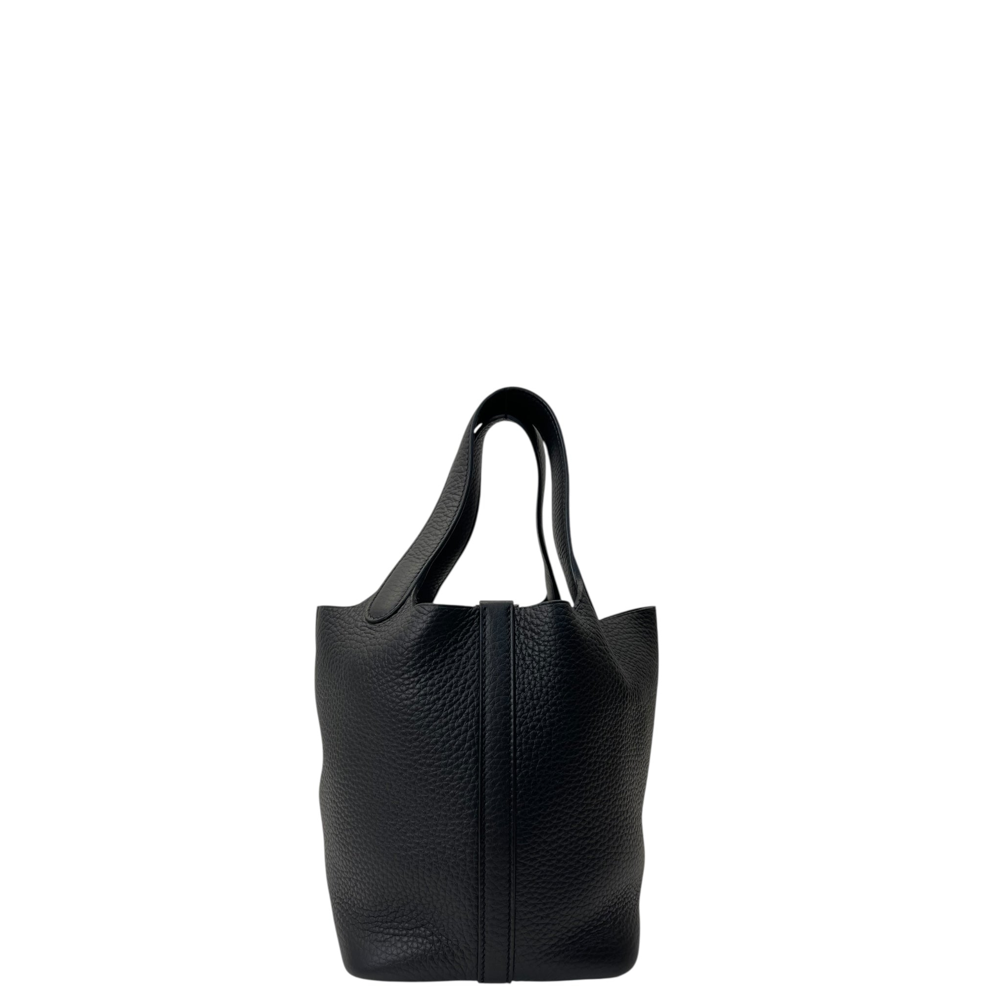 Buy Hermes Picotin Lock 18 Black Clemence Palladium Hardware Online