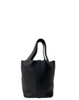 Hermes Picotin Lock 18 Black Clemence Palladium Hardware