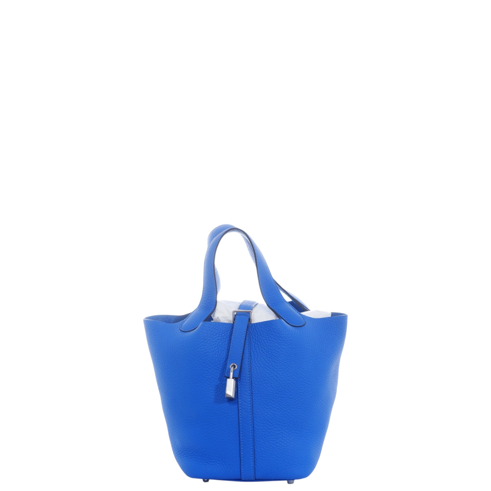 Hermès Picotin Lock 18 Bleu Hydra Taurillon Clemence PHW