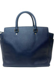 Michael Kors Navy Blue Saffiano Leather Large Selma Tote Bag