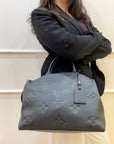 Louis Vuitton Black Monogram Empreinte Leather Grand Palais Bag