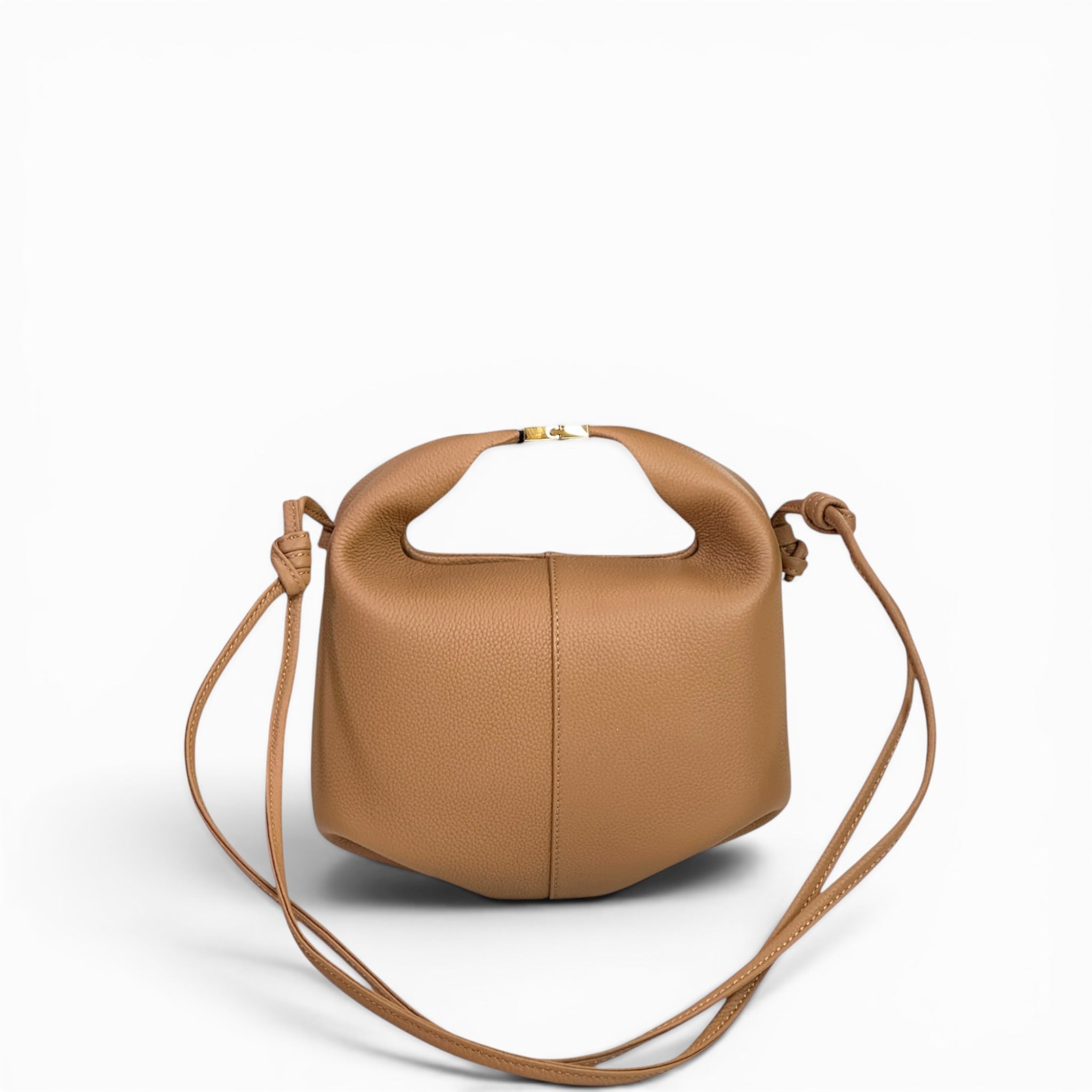Polene Beri Textured Blush Calf Leather