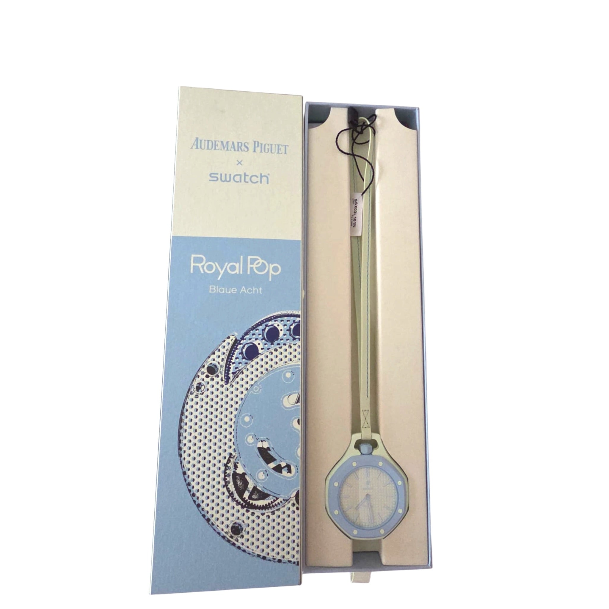 Swatch x Audemars Piguet Bioceramic Royal Pop Light Blue/Lime Green